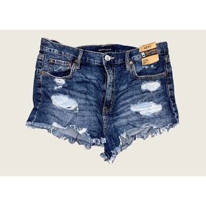 Aeropostale Vintage Distressed Cut off High Rise Shorty Shorts